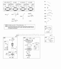 Alternator Electric Starter Ignition Rewind Starter Diagram and Parts List for 217907-4135-F1  Briggs and Stratton Engine